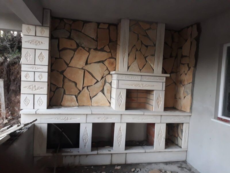 somine barbeku yapimi71 800x600 Şömine, Barbekü Yapımı 71