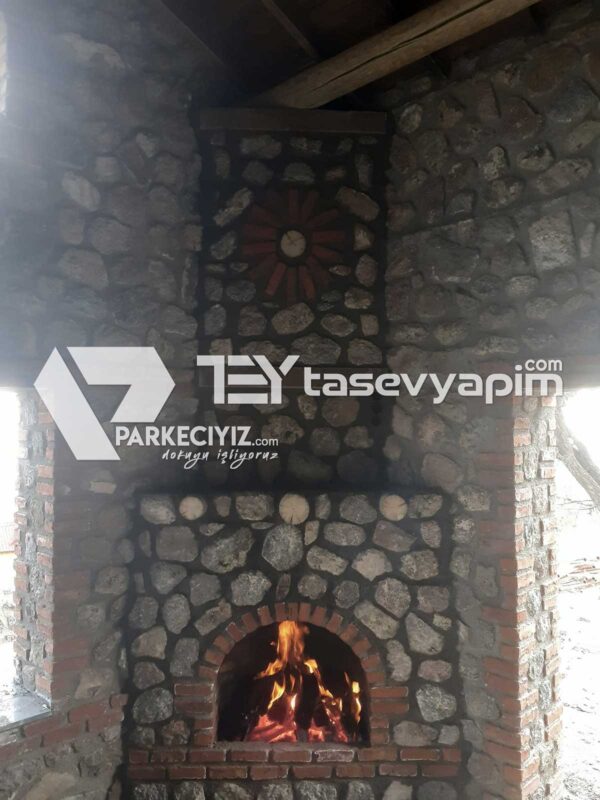 somine barbeku yapimi72 600x800 Şömine, Barbekü Yapımı 72