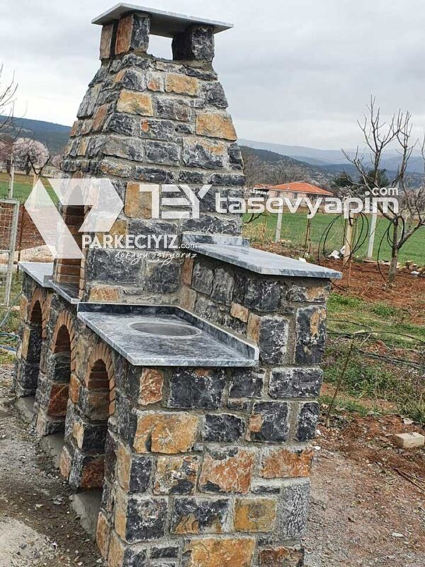 somine barbeku yapimi76 600x800 Şömine, Barbekü Yapımı 76